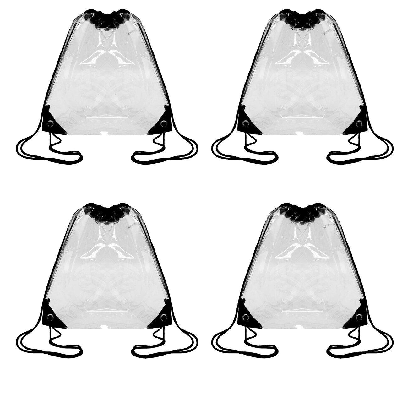Ultimate Stylish Clear Drawstring Pack | PVC material Fashionable Transparent Travel Backpack | RAHEEV®